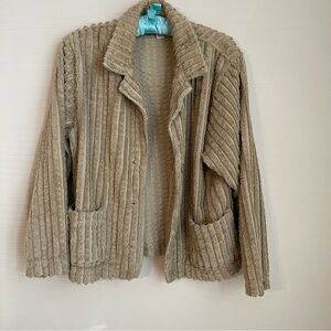 Cozy Green Corduroy Jacket